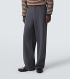Miu Miu Embroidered wide-leg jeans