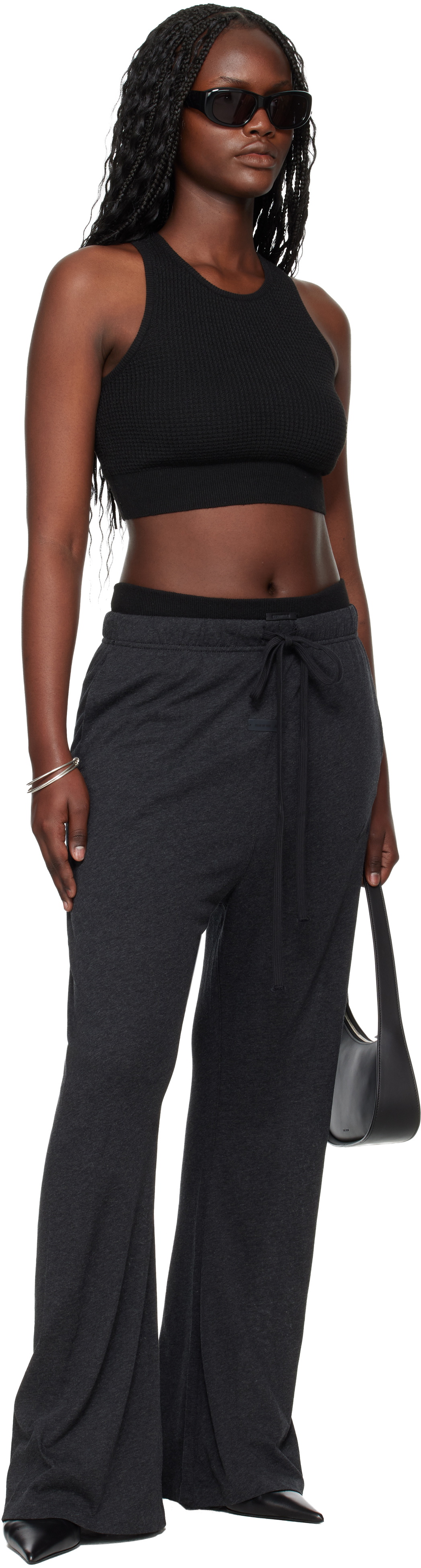 Fear of God ESSENTIALS Gray Holiday Jersey Flare Lounge Pants