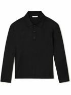 The Row - Djon Wool Polo Shirt - Black