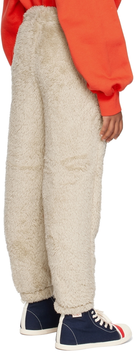 TINYCOTTONS Kids Beige Polar Sweatpants