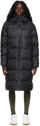 adidas by Stella McCartney Black Quilted Long Puffer Coat