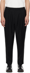 N.Hoolywood Black Wide Tapered Easy Trousers