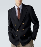 Valentino Double-breasted virgin wool blazer