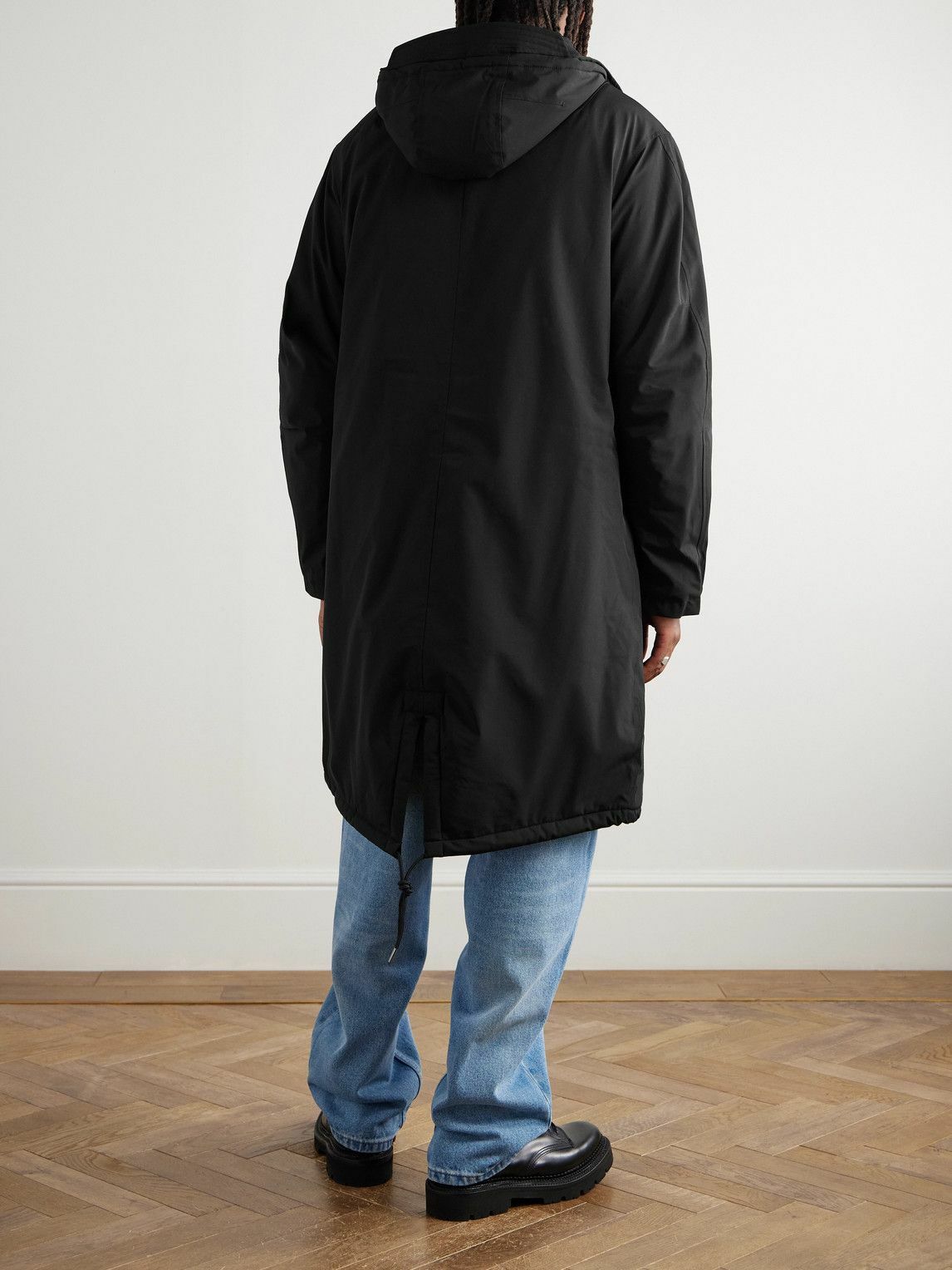 A.P.C. - Anatole Stretch-Shell Hooded Parka - Black