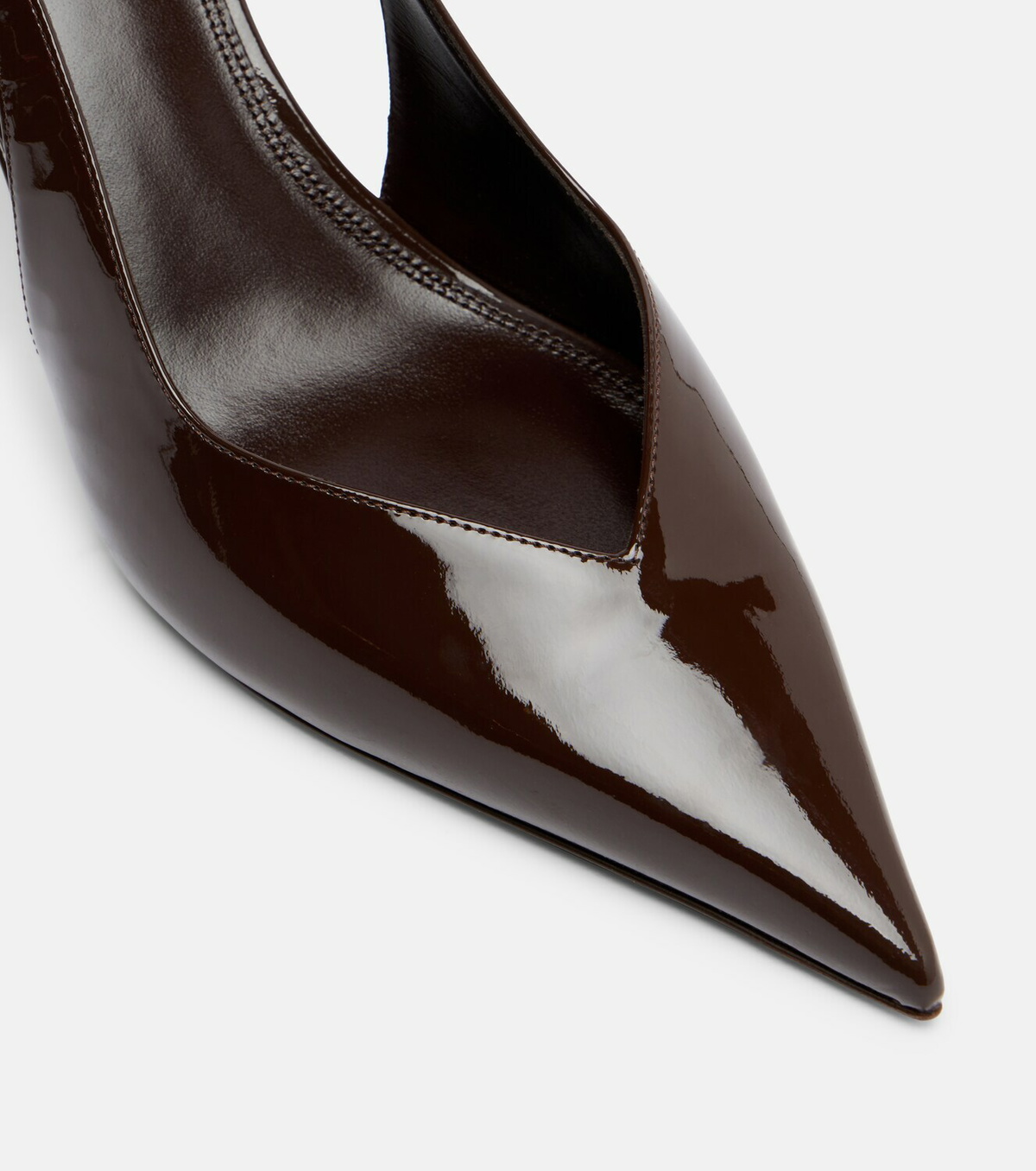 Paris Texas Lidia patent leather slingback pumps
