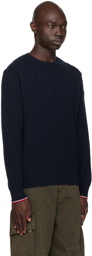 Moncler Navy Crewneck Sweater