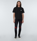 Amiri Court checked high-top sneakers