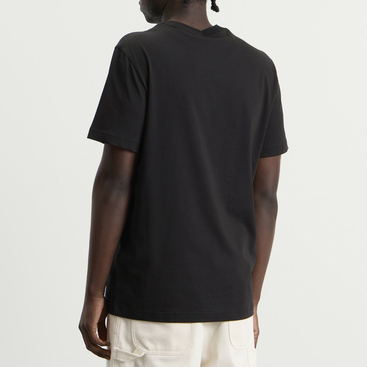 Moncler Men's Cotton Patch Logo T-Shirt in Black
