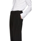 Haider Ackermann Black Elasticized Waistband Trousers