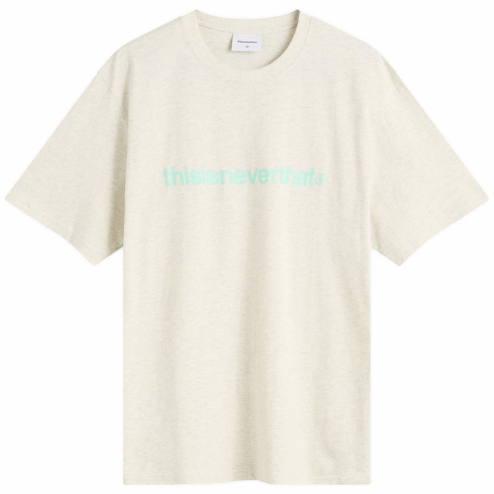 Photo: thisisneverthat Men's T-Logo T-Shirt in Oatmeal