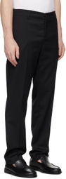 Filippa K Black Elastic Waist Tailored Trousers