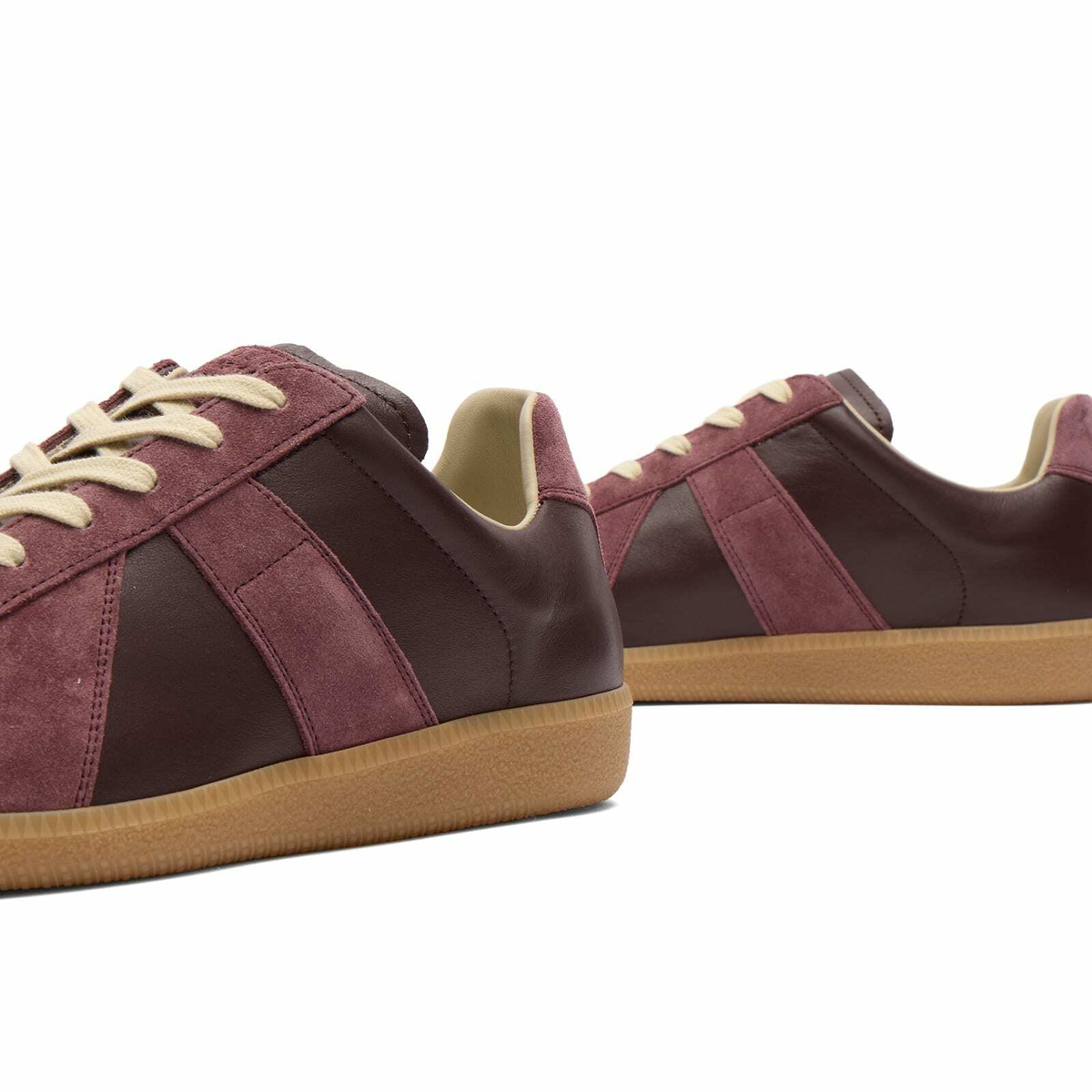 Maison Margiela Men's Replica Sneaker in Winetasting
