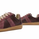 Maison Margiela Men's Replica Sneaker in Winetasting