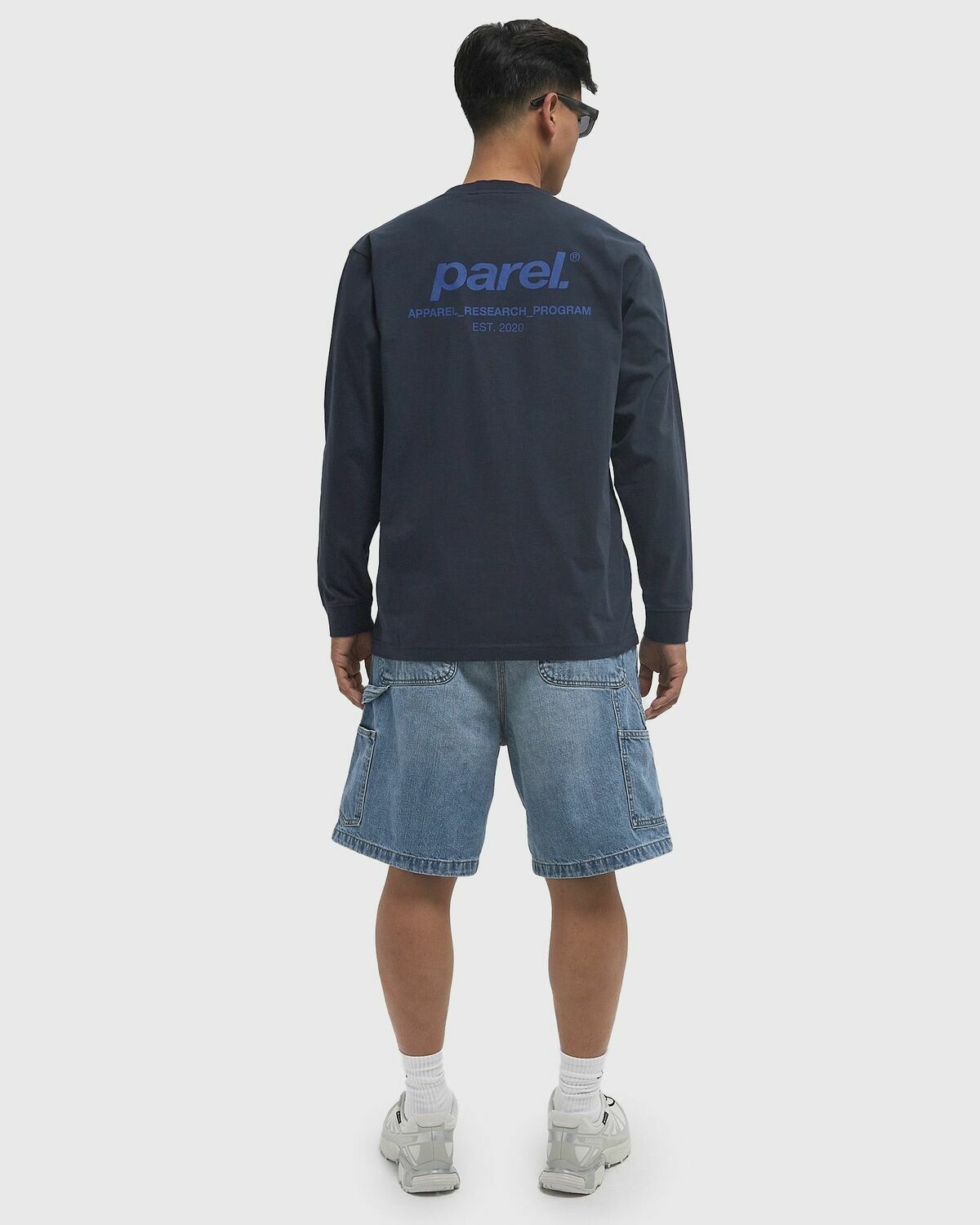 Parel studios BP LS Blue Mens Longsleefe