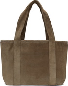 Meta Campania Collective Sagl Taupe Suede Shiro Tote