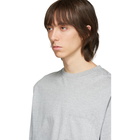 Beams Plus Grey Pocket Long Sleeve T-Shirt