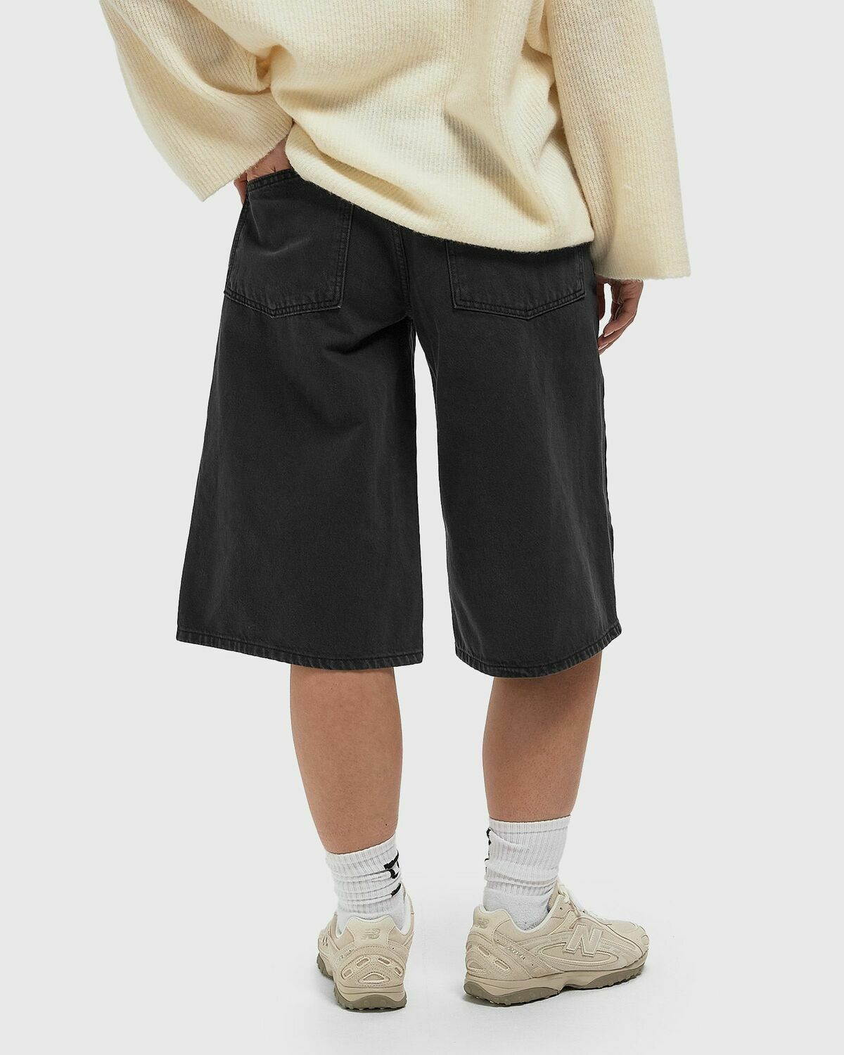 Levis SUPER BAGGY JORT Black Womens Casual Short