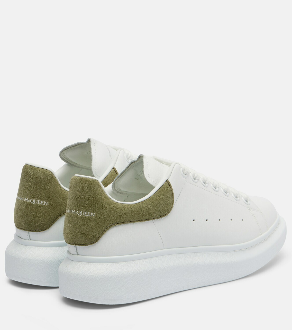 McQueen Oversized leather sneakers