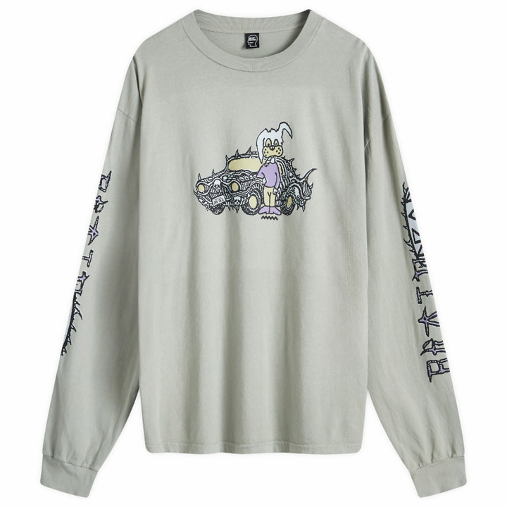 Photo: Brain Dead Men's Bio Dog Long Sleeve T-Shirt in Seagrass