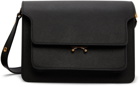 Marni Black Medium Saffiano Trunk Shoulder Bag