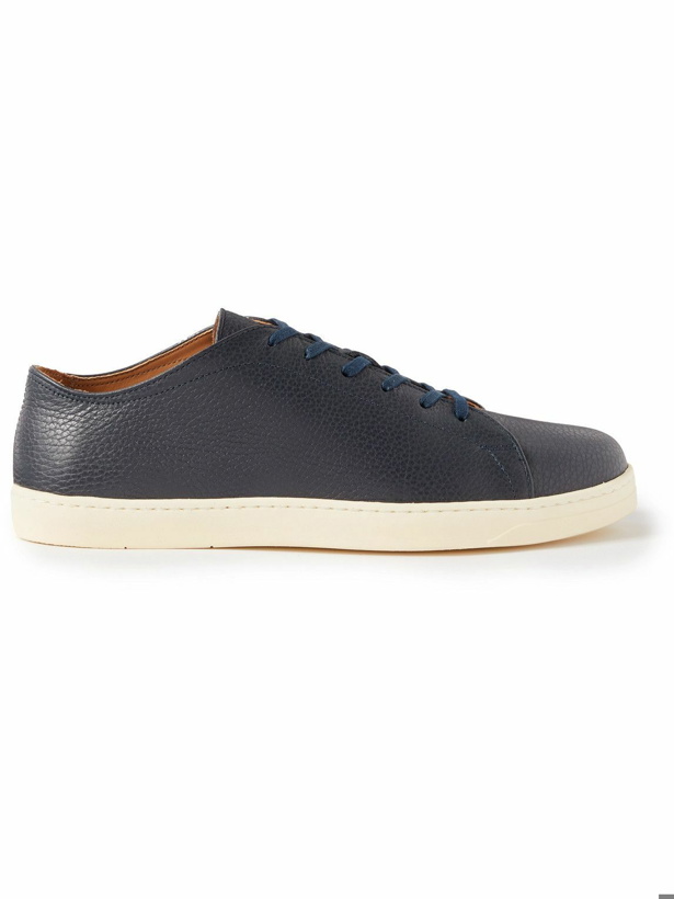 Photo: George Cleverley - Full-Grain Leather Sneakers - Blue
