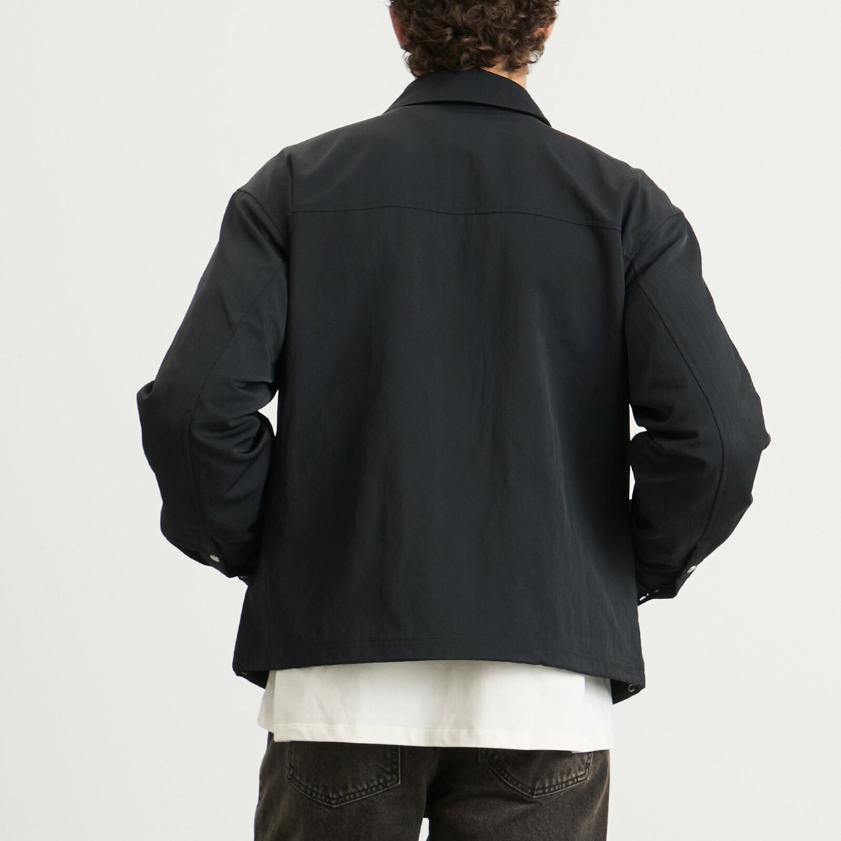 Represent Men's Nylon Shirt in Midnight