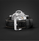 Panerai - Luminor 1950 3 Days Acciaio Automatic 44mm Stainless Steel and Alligator Watch, Ref. No. PAM01321 - Black