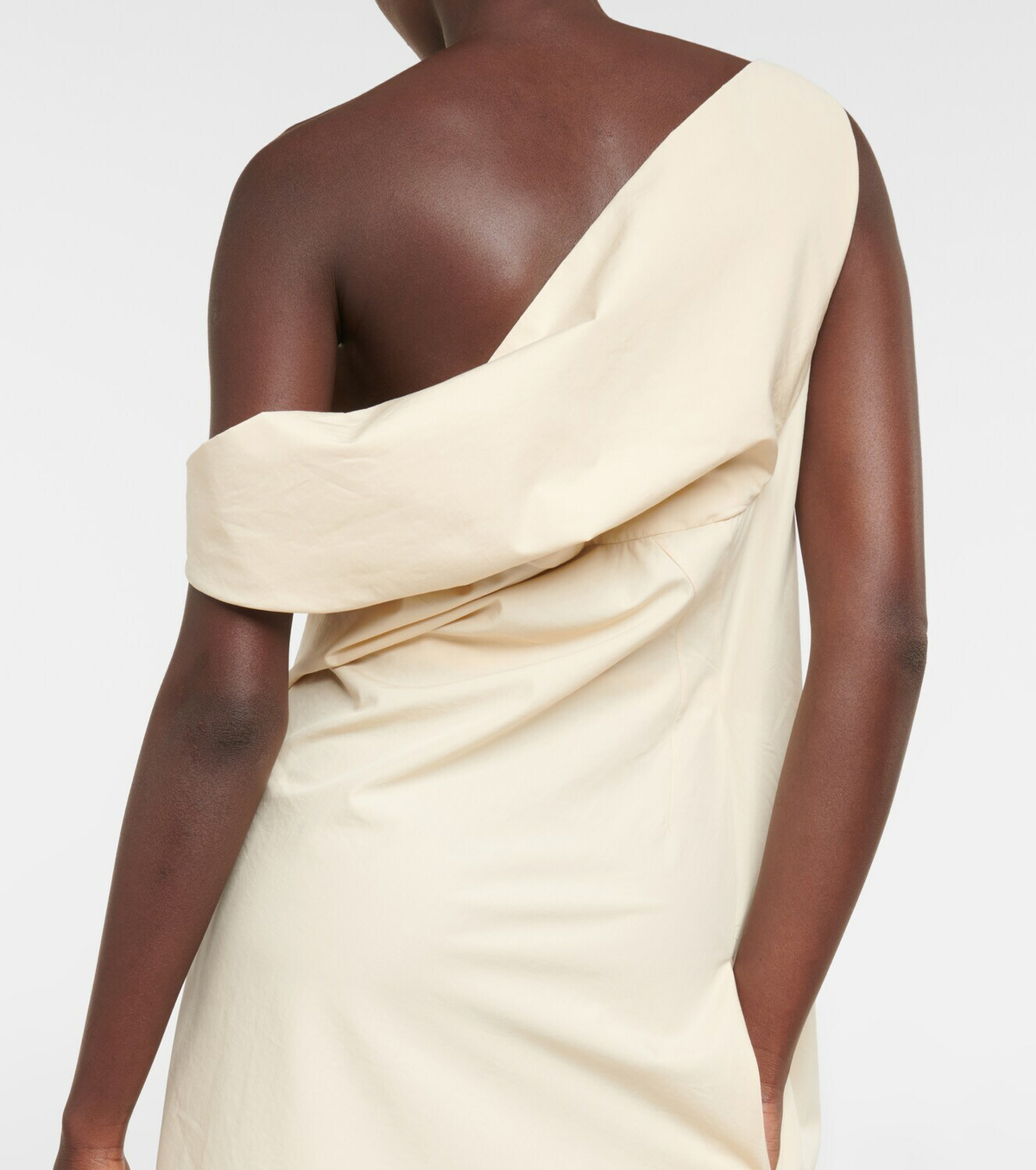 The Row Bamaris one shoulder cotton maxi dress The Row