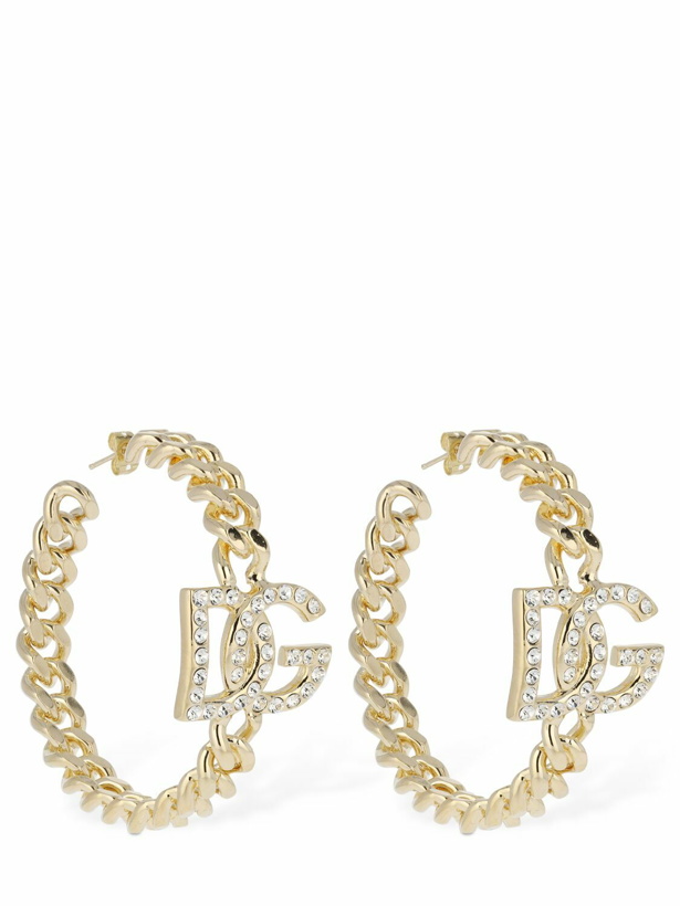 Photo: DOLCE & GABBANA - Dg Diva Crystal Hoop Earrings