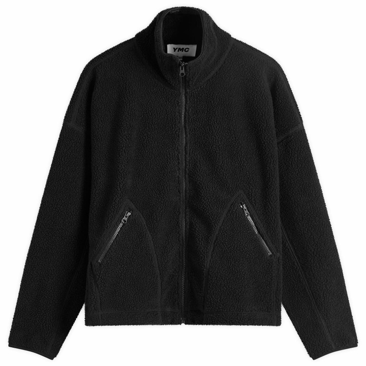 Photo: YMC Women's Aaron Zip Sweatshirt in Black