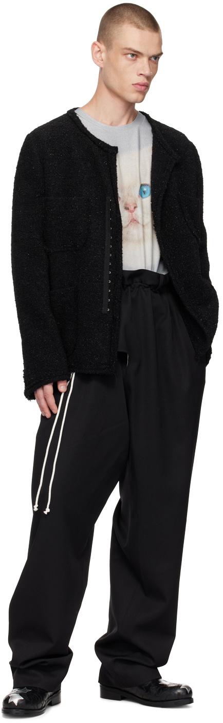 Magliano Black Huge Trousers Magliano
