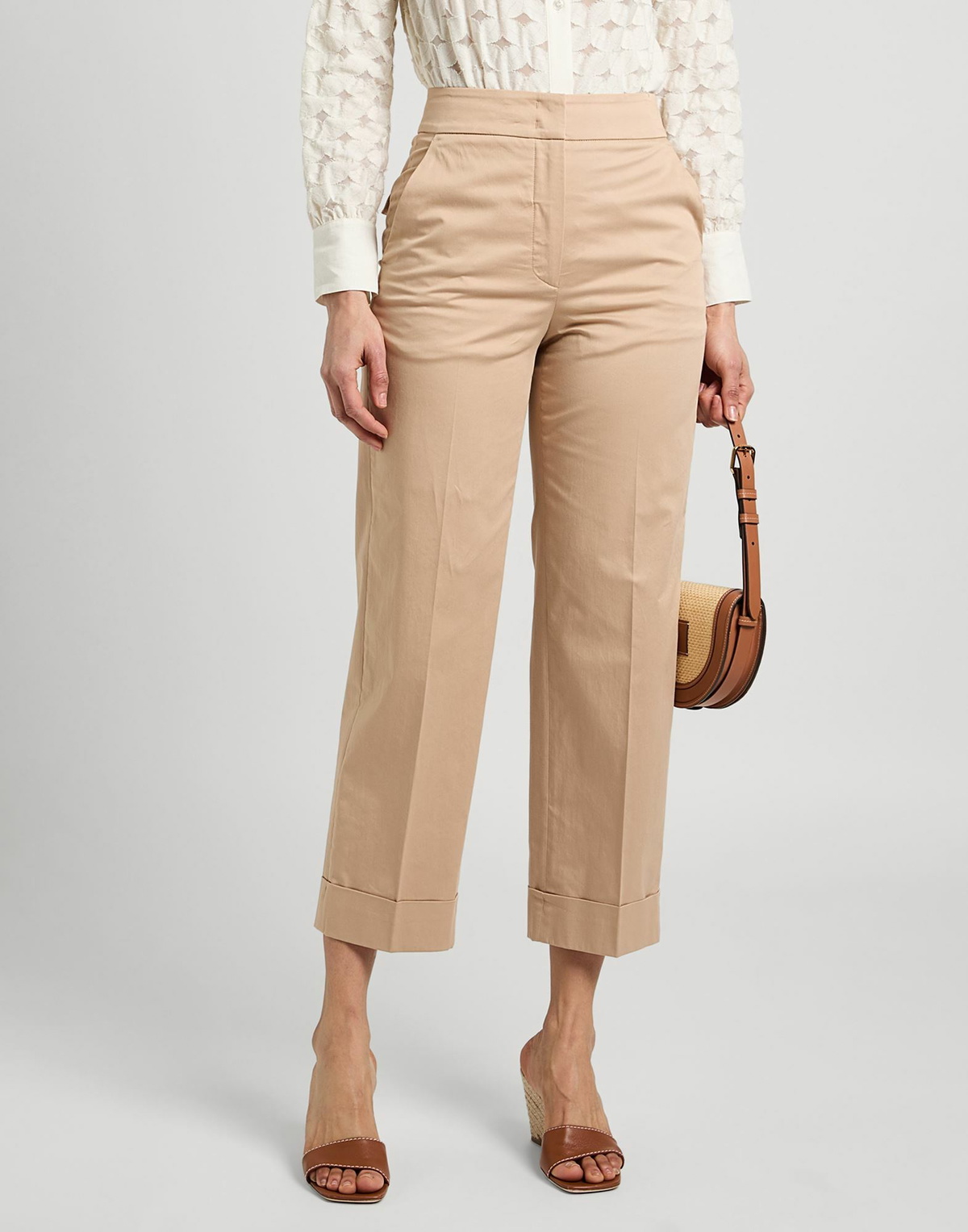 Peserico Womens Pants Sand
