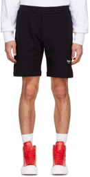 Alexander McQueen Black Cotton Shorts