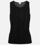 Saint Laurent Knitted wool tank top