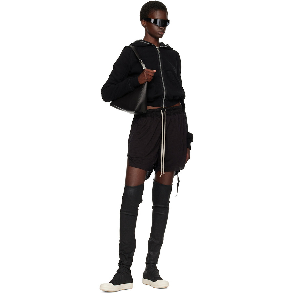 Rick Owens Black Tower Boxers Shorts