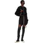 Rick Owens Black Tower Boxers Shorts