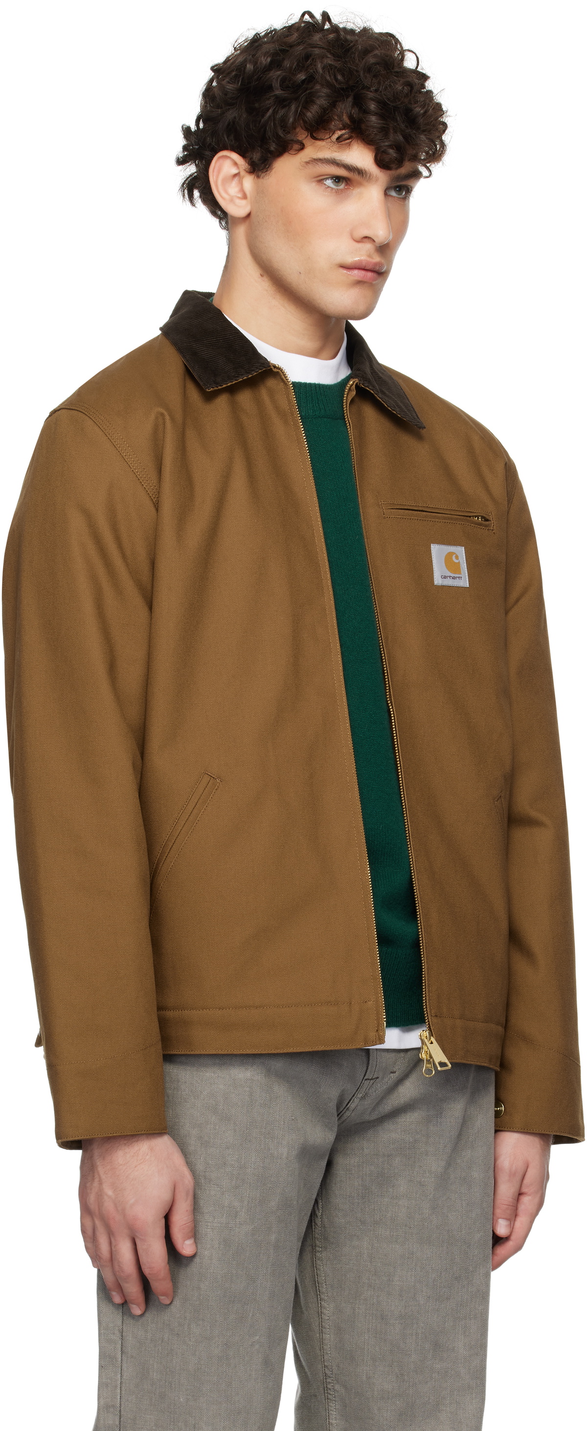Carhartt Work In Progress Tan Winter Detroit Jacket Carhartt WIP