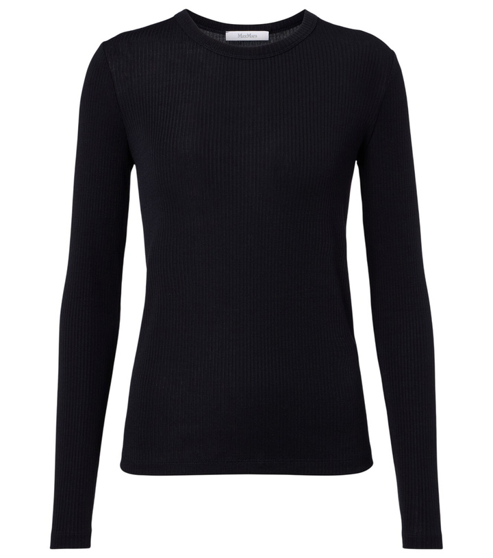 Photo: Max Mara Ribbed-knit T-shirt