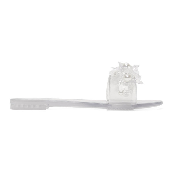 Simone Rocha Transparent Jelly Slides Simone Rocha