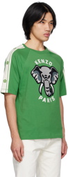 Kenzo Green Kenzo Paris 'Kenzo Elephant' T-Shirt