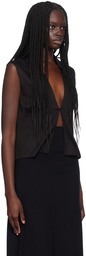 LESET Black Yoko Tank Top