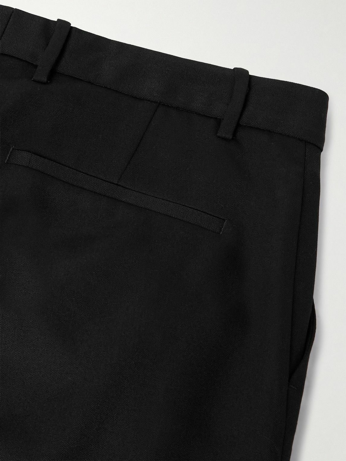 Nili Lotan - Fritz Straight-Leg Wool-Twill Trousers - Black