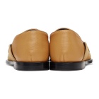 Loewe Tan Collapsible Heel Loafers