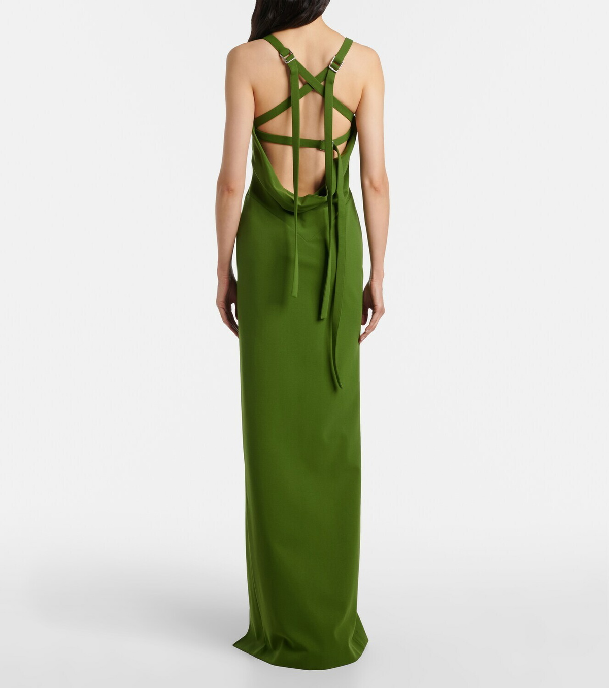 The Attico Asymmetric gown