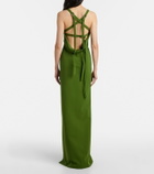 The Attico Asymmetric gown