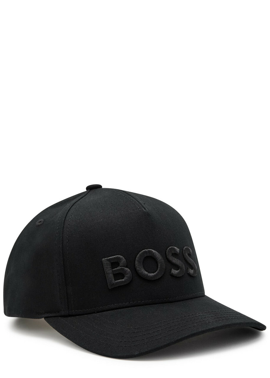 Boss Seth Logo-embroidered Twill cap - Black - One Size