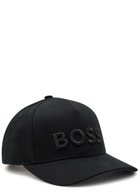 Boss Seth Logo-embroidered Twill cap - Black - One Size