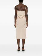 The Attico Draped Midi Dress