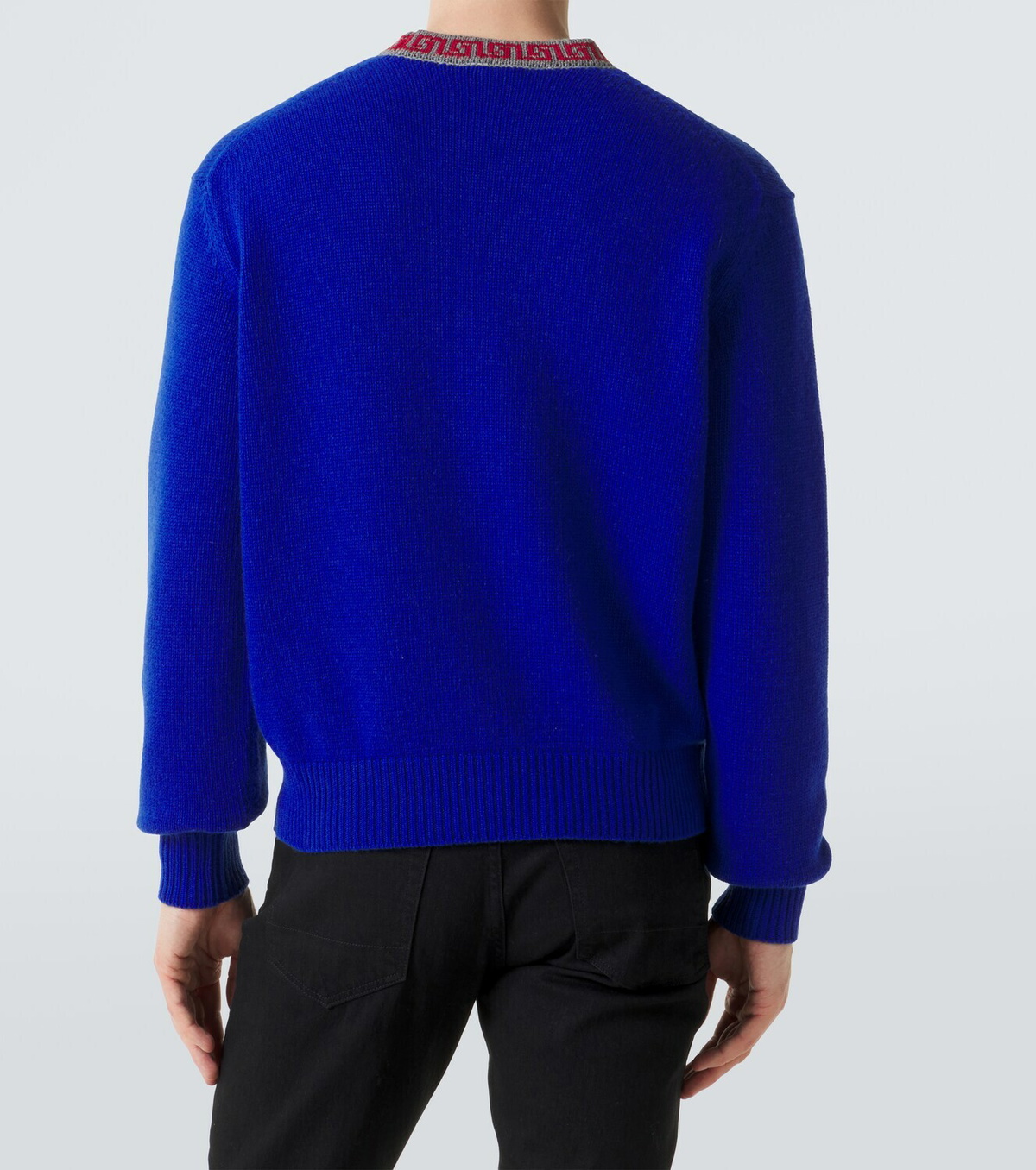 Versace Greca Border wool and cashmere sweater