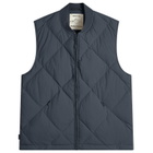 Kestin Men's Linton Padded Vest in Charcoal Recycled Nylon
